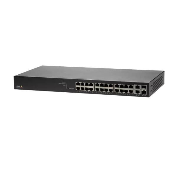 Axis 01192-002 switch di rete Gestito Gigabit Ethernet [10/100/1000] Supporto Power over Ethernet [PoE] Nero (T8524 POE+ NETWORK SWITCH EUR - T8524 PoE+, Managed, Gigabit - Ethernet [10/100/1000], Po