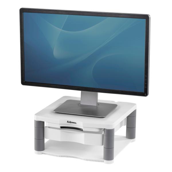 Fellowes 91713 Supporti a parete per TV 53,3 cm [21] Scrivania Platino (Fellowes 91713 Monitor Riser Plus)