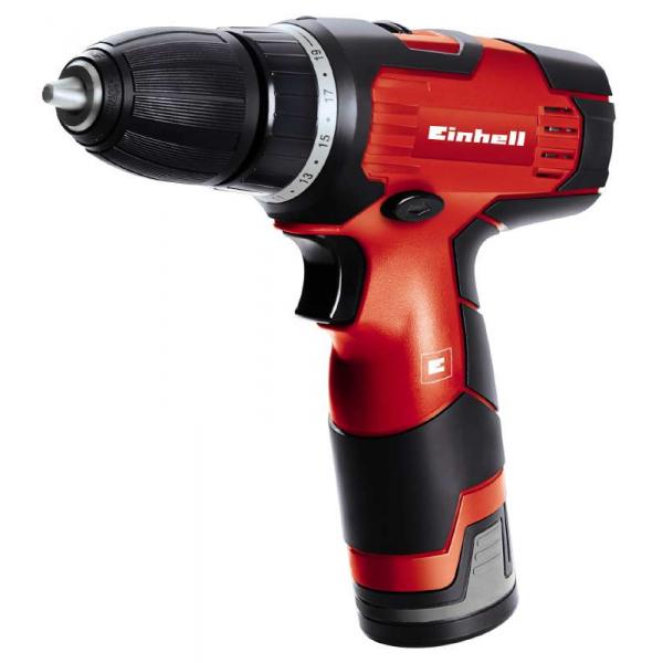 Einhell TH-CD 12-2 Li drill Senza chiave Nero, Rosso 1 kg (Einhell TH-CD 12-2 Li N?glefri 1 kg So)
