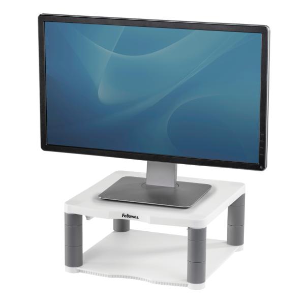 Fellowes 91717 Supporti a parete per TV 53,3 cm [21] Scrivania Grafite, Platino (Fellowes 91717 Monitor Riser)