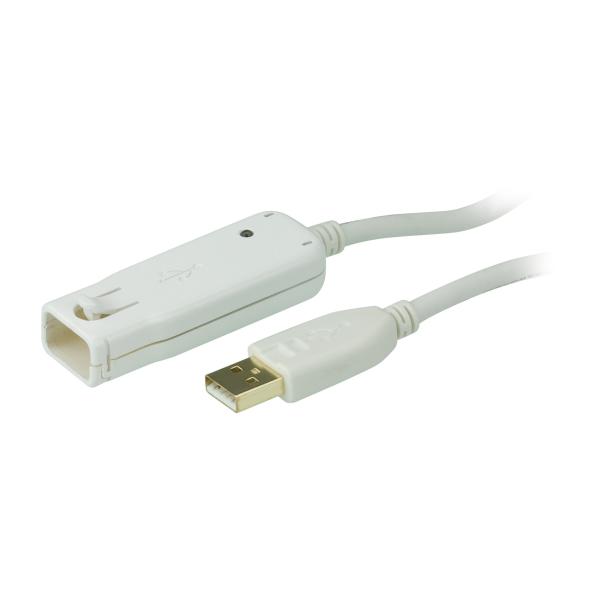 ATEN Cavo extender USB 2.0 da 12 m [Collegamento a margherita fino a 60 m] (USB2 EXTENDER 12M)
