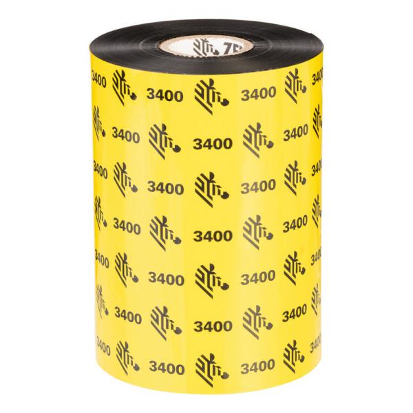 Zebra 3400 High Performance Wax-Resin nastro termico 450 m Nero (RIBBON 3400 WAX/RESIN 83MM - 450 METERS C-25MM BOX OF 6)