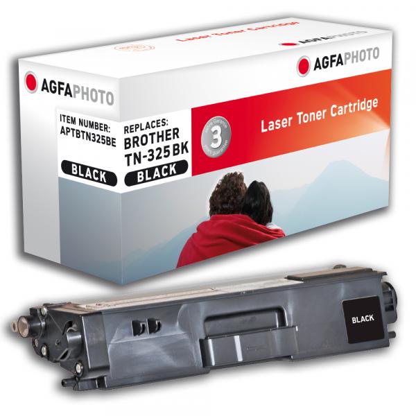 AgfaPhoto APTBTN325BE cartuccia toner 1 pz Nero (Toner BK, rpl TN-325 BK - Pages 4.000 - Warranty: 36M)