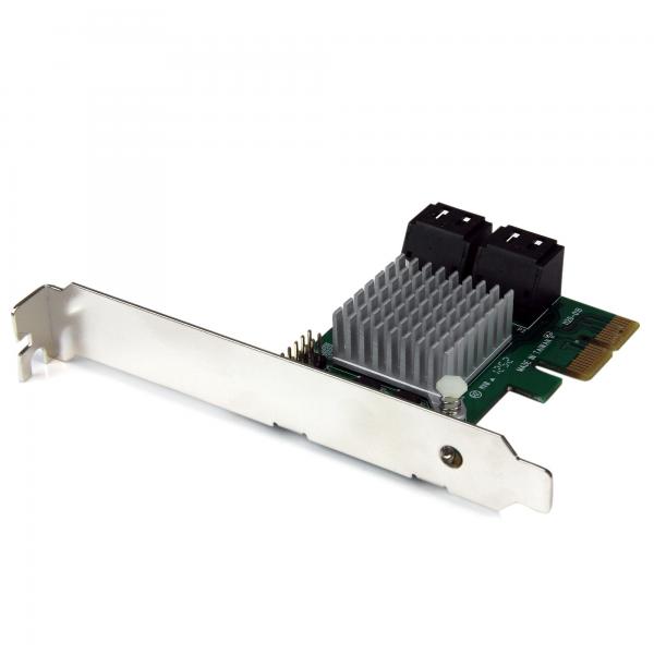 StarTech.com Scheda controller RAID PCI Express 2.0 SATA III 6 Gbps a 4 porte con tiering SSD HyperDuo (4 PORT PCI EXPRESS SATA III - RAID CONTROLLER CARD /W HEATSINK)