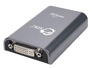 Siig JU-DV0112-S1 adattatore grafico USB Grigio (Siig USB 2.0 to DVI/ VGA Pro JU-DV0112-S1)