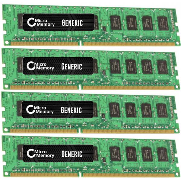 CoreParts MMH3818/32GB memoria 4 x 8 GB DDR3 Data Integrity Check [verifica integrità dati] (32GB Memory Module for HP - 1600Mhz DDR3 Major DIMM - KIT - 4x8GB 1600MHz DDR3 MAJOR DIMM - KIT 4x8GB - Wa