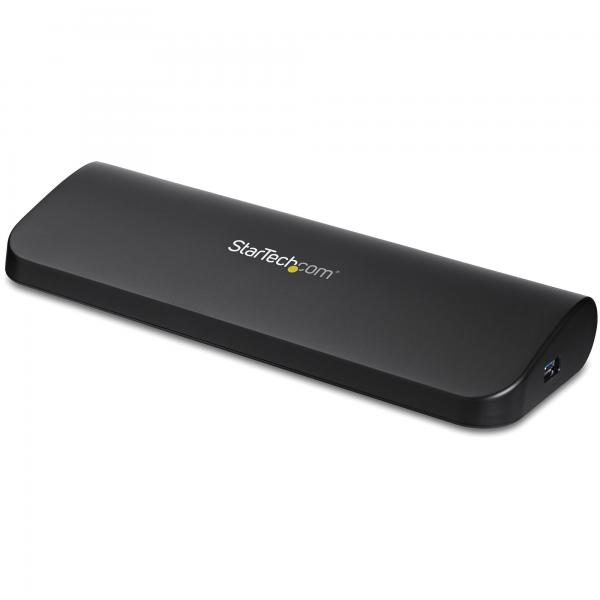StarTech.com Docking station Universale USB 3.0 per laptop VGA DVI HDMI - Dual-Monitor con Ethernet audio (USB 3.0 DOCKING STATION HDMI - DVI VGA UNIVERSAL DUAL MONITOR)