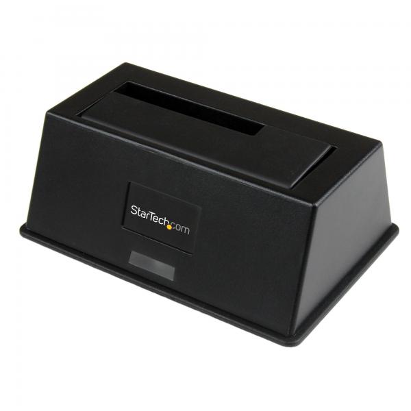 StarTech.com Docking Station per Hard Disk a Singolo Slot - Dock USB 3.0 [5 Gbps] per Hard Drive HDD/SSD - Dock Station per Disco Rigido Esterno SATA I/II/III da 2,5/3,5 con Carica dall'Alto (ESTACI