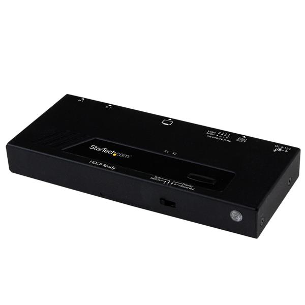 StarTech.com Switch HDMI a 2 porte con commutazione automatica e prioritaria - 1080p (2PORT HDMI SWITCHER W/ - AUTOMATIC PRIORITY PORT SELECTOR)