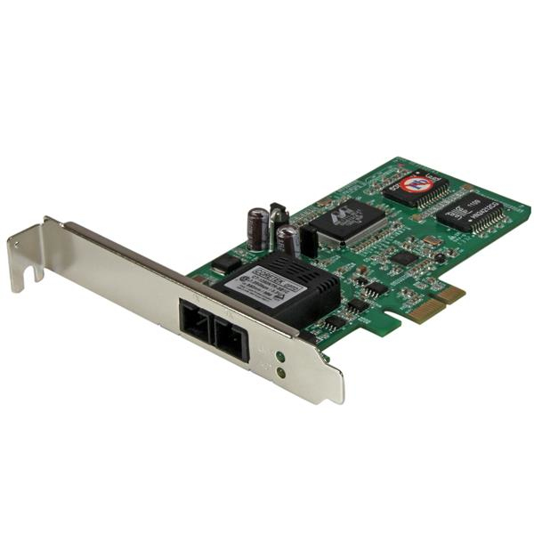 StarTech.com Scheda di Rete Ethernet PCI express fibra multimodale SC - Adattatore NIC Gigabit Ethernet - 550m (1 PORT PCIE FIBER NETWORK CARD - SC FIBER GIGABIT NIC ADAPTER)