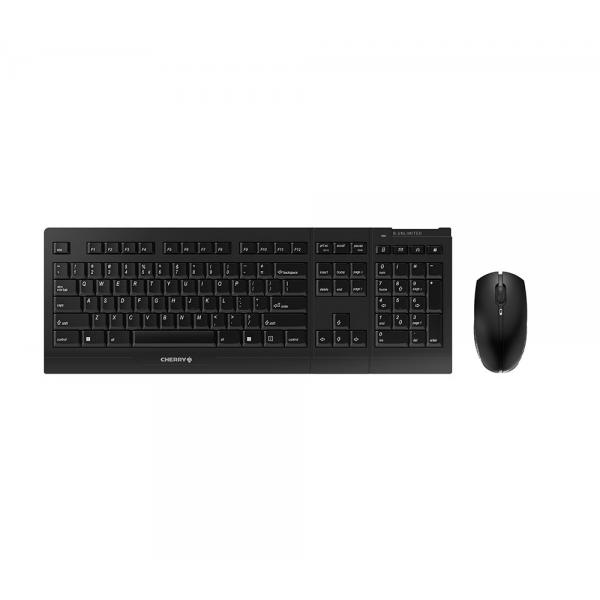 CHERRY B.Unlimited 3.0 tastiera Mouse incluso Universale RF Wireless QWERTY Inglese US Nero (CHERRY B.UNLIMITED 3.0 BLACK - KEYBOARD US-LAYOUT) - Versione Tedesca