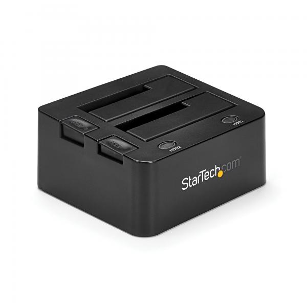 StarTech.com Docking Station USB 3.0 per doppio Hard Disk SSD / SATA da 2.5 / 3.5 con UASP (DOCKING STATION USB 3.0 UASP - 2 BAHIAS HDD SATA 2.5 O 3.5)