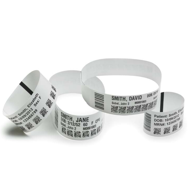 Zebra Z-Band UltraSoft Wristband Bianco (HC WHRISTBAND Z-BAND ULTRASOFT - 25.4X279 4MM 6 ROLLS/BOX)