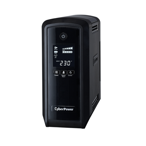 CyberPower CP900EPFCLCD-UK gruppo di continuità [UPS] A linea interattiva 0,9 kVA 540 W 6 presa[e] AC (UPS 900VA/540W CP900EPFCLCD - SINEWAVE GREEN POWER LCD USB)