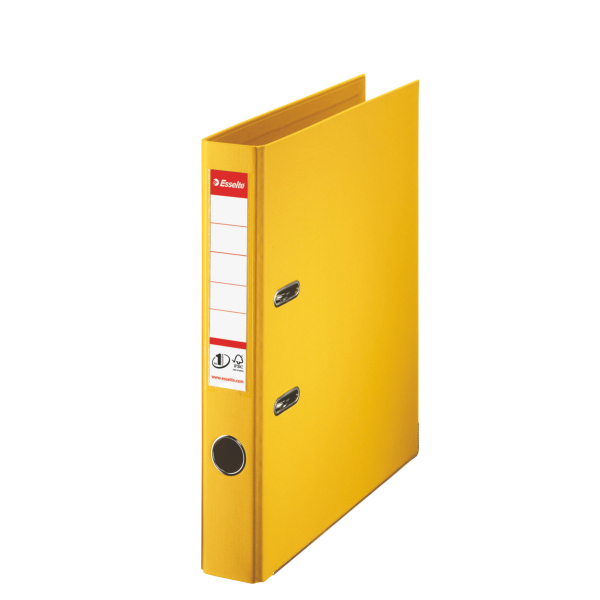 Esselte 811410 raccoglitore ad anelli A4 Giallo (Brevordner No1 Power PP A4 50mm gul)