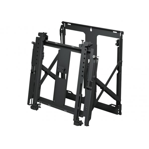 Peerless DS-VW755S Supporto per display espositivi 165,1 cm [65] Nero (DS-VW755S - Peerless Slim Full Service Video Wall Mount with Quick Release)