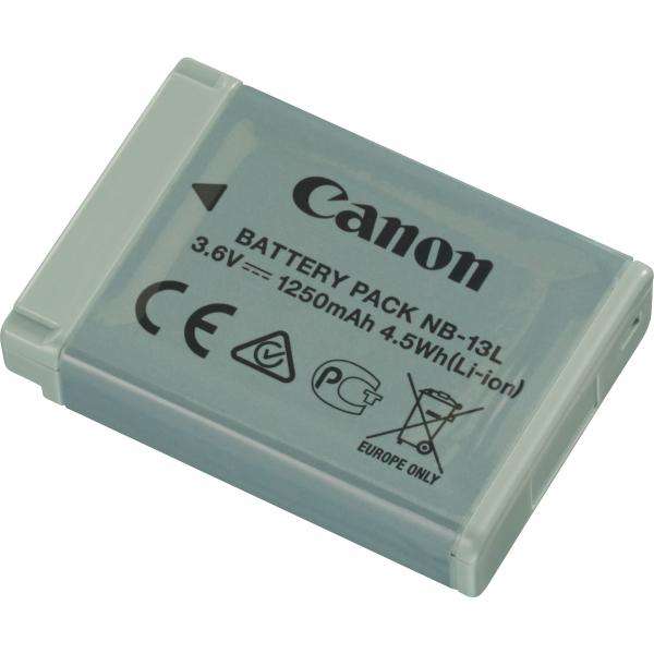 Canon Batteria NB-13L (NB-13L BATTERY - NB-13L, Lithium-Ion [Li-Ion], - 1250 mAh, Camera, 3.6 V, 4.5 Wh, Grey - Warranty: 12M)