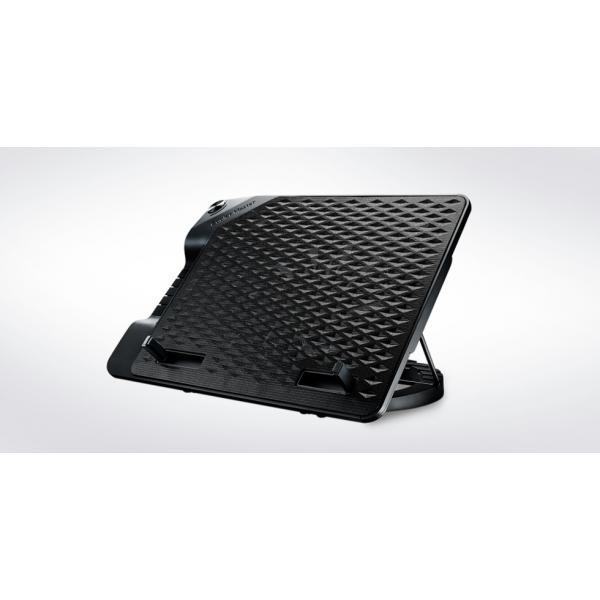 Cooler Master NotePal Ergostand III base di raffreddamento per laptop 43,2 cm [17] 800 Giri/min Nero (Notebook Master Notepal ErgoSt - III retail - Warranty: 24M)