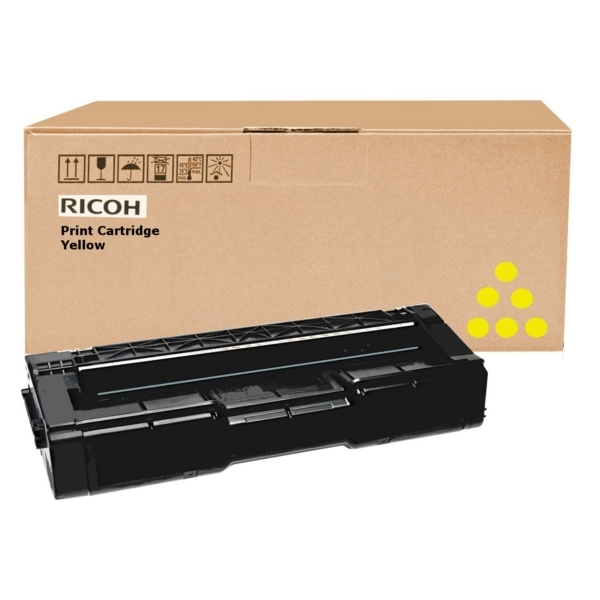Ricoh 407639 cartuccia toner 1 pz Originale Giallo (Ricoh - gul - original - tonerpatron)