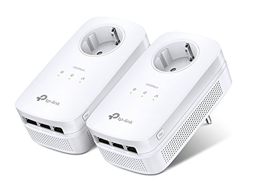 TP-Link TL-PA8030P KIT 1200 Mbit/s Collegamento ethernet LAN Bianco 2 pz (Powerlin 1200mb TL-PA8030P - Kit **EU Plug** AV1200, 1200 - Mbit/s, IEEE 1901,IEEE 802.3,IEEE 802.3ab,IEEE 802.3u, Gigabit Et