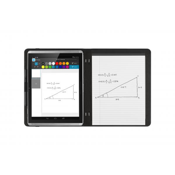 HP K6E44AA custodia per tablet 30,5 cm [12] Custodia a libro Nero (HP PRO SLATE 12 PAPER FOLIO,30.48 cm [12 ] , Schwarz, Mikrofaser, Polyurethan)