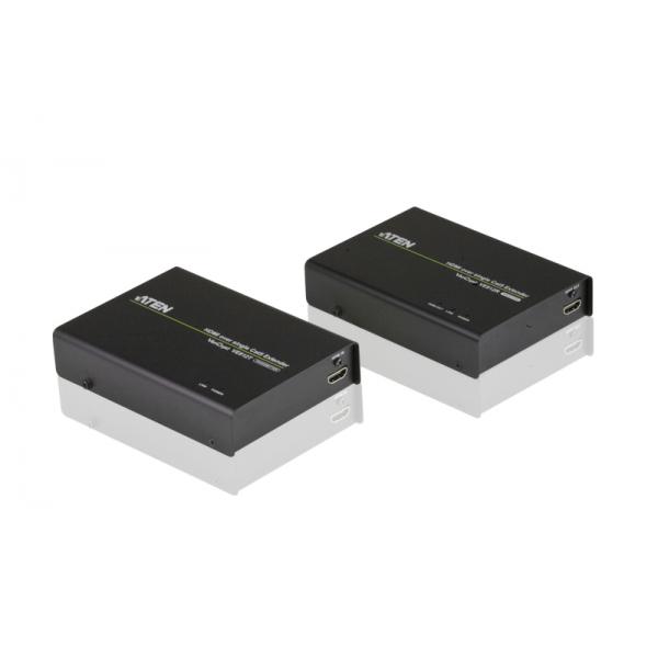 ATEN VE812 moltiplicatore AV Trasmettitore e ricevitore AV Nero (ATEN VE812 HDMI over Single Cat 5 Exte)