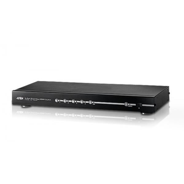 ATEN Switch HDMI 4-porte con doppia uscita (ATEN VanCryst VS482 4-Port Dual View HDM)