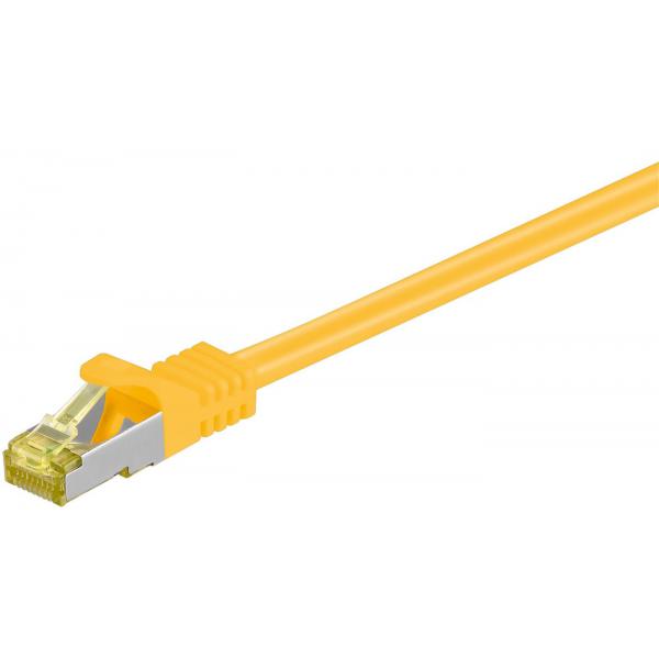 Microconnect SFTP730Y cavo di rete Giallo 30 m Cat7 S/FTP [S-STP] (CAT7 S/FTP Network Cable 30m, - Yellow CAT7 S/FTP Network - Cable 30m, Yellow ,AWG 26, CU - Warranty: 300M)