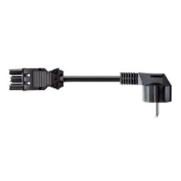 Bachmann Schuko GST18 4m Nero CEE7/4 (Device supply cable - Schuko)