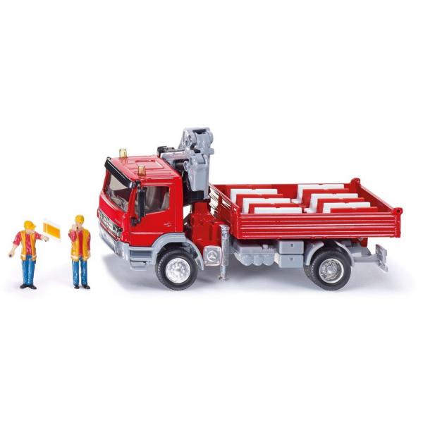 Siku 3534 modellino in scala Camion con gru 1:50 (Siku Super Mercedes Atego with crane r)