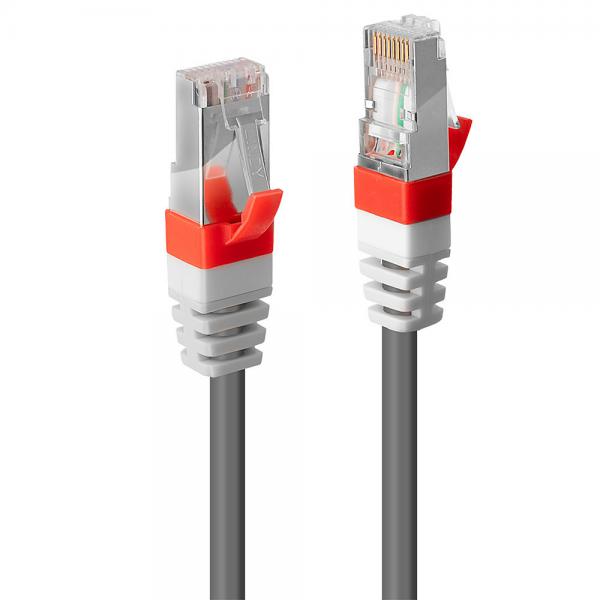 Lindy 45356 cavo di rete Grigio 7,5 m (7.5M CAT6A S/FTP LS0H SNAGLESS - GIGABIT NETWORK CABLE GREY)