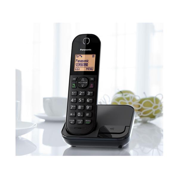Panasonic KX-TGC410EB telefono Telefono DECT Identificatore di chiamata Nero (PANASONIC KX-TGC410EB) - Versione UK