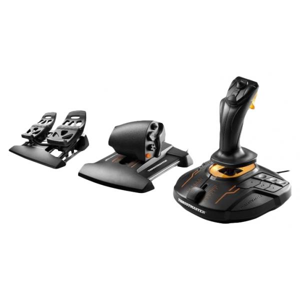 Thrustmaster T-16000M FCS Flight Pack Nero USB Joystick Analogico/Digitale MAC, PC (Thrustmaster T.16000M FCS Gaming Joystick)