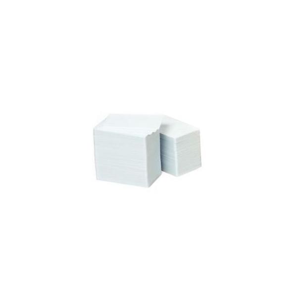 Zebra 800050-167 scheda in plastica vuota (CARD FOOD SAFE PVC 30 MIL - BOX OF 500 WHITE/WHITE GLOSSY)