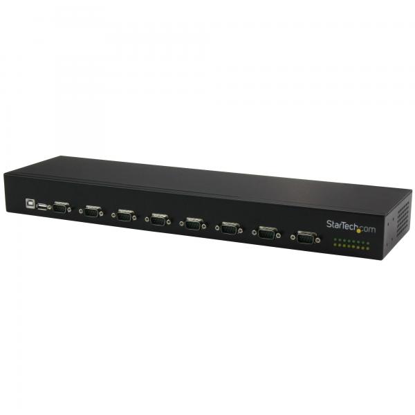 StarTech.com Hub RS232 Seriale USB a 8 porte - Convertitore USB a RS232 / DB9 (8 PORT USB-TO RS232 ADAPTER HUB - RS232 MULTIPLEXER WITH DAISY CHA)