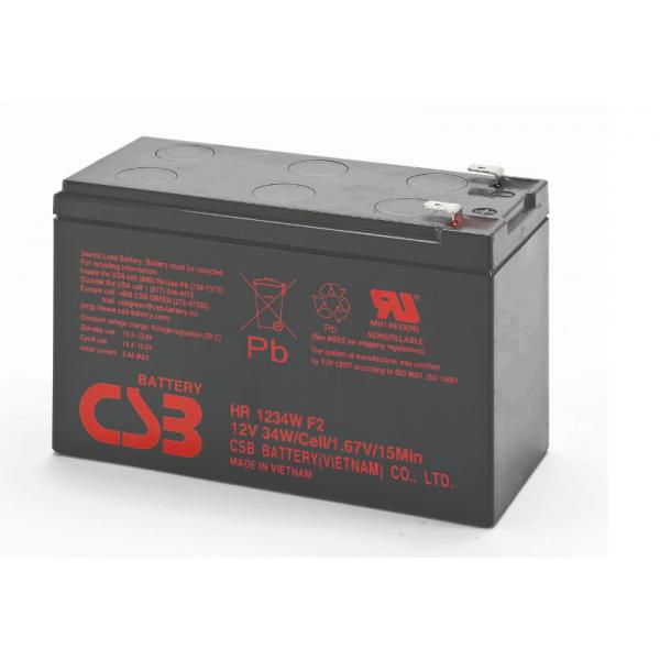 PowerWalker 91010032 batteria UPS Acido piombo [VRLA] 12 V (HR 1234W Battery 12V/9Ah - 34W, 15 min-rate to 1.67V/cell - Yuasa - Warranty: 12M)