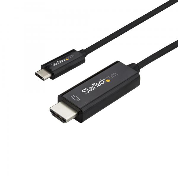 StarTech.com Cavo USB-C a HDMI da 3m - Cavetto USB 3.1 Tipo C a HDMI - 4k a 60Hz - Nero (3M USB C TO HDMI CABLE CORD 4K - USB-C HDMI VIDEO ADAPTER CABLE)