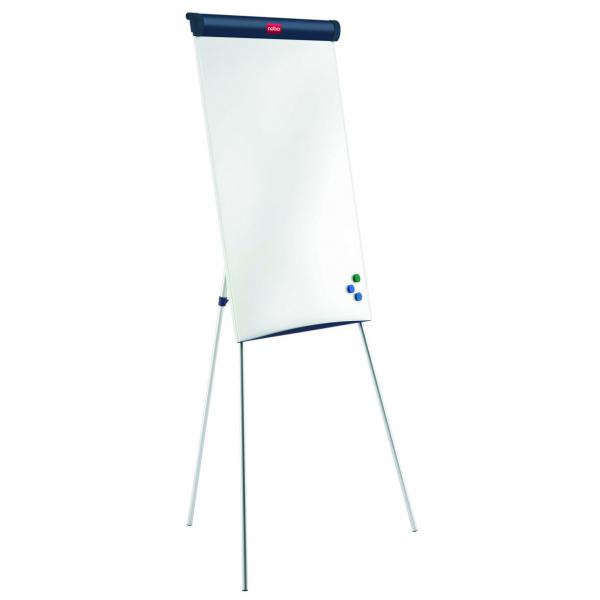 Nobo Portablocco a cavalletto magnetico in acciaio Classic (Nobo 1901916 Impression Pro Nano Clean Tripod Flipchart Easel)