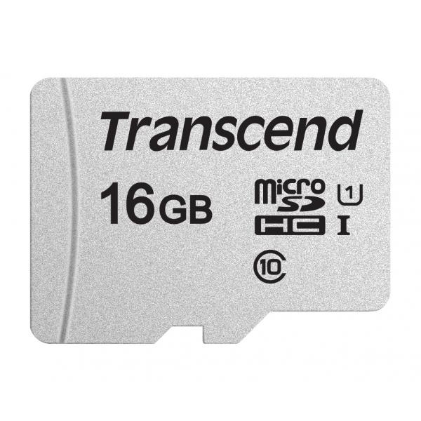 Transcend TS16GUSD300S memoria flash 16 GB MicroSDHC NAND Classe 10 (Microsd Card Sdhc 300S 16Gb - Warranty: 12M)