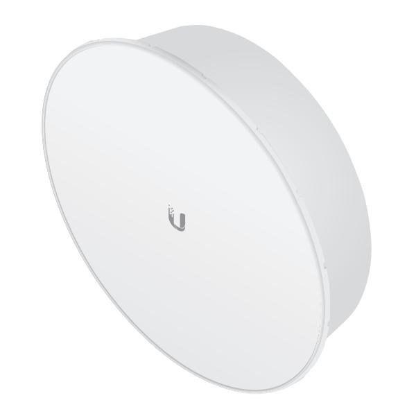 Ubiquiti PowerBeam AC ISO Gen2 Bridge di rete 450 Mbit/s Bianco (airMAX 5 GHz PowerBeam ac Gen2 - CPE with 25 dBi antenna and - integrated RF Isolator, 450+ Mbps - Warranty: 24M)