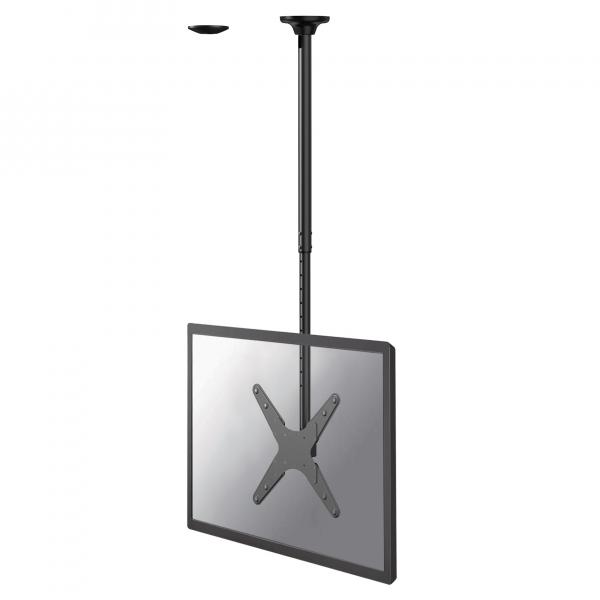 Neomounts FPMA-C340BLACK Supporto monitor/TV a soffitto 32-75 - alt. 106-156 cm (FPMA-C340BLACK, Ceiling Mount - for 1 x Display/Monitor, - 32-75, Max 50 kg, VESA 100x100 - 400x400, Height Adjustable
