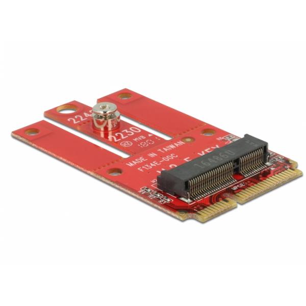 DeLOCK 63909 scheda di interfaccia e adattatore Interno M.2 (Delock Mini PCIe > M.2 Key E slot - la)