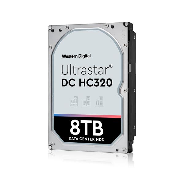 Western Digital Ultrastar DC HC320 disco rigido interno 8 TB 7200 Giri/min 256 MB 3.5 Serial ATA III (WESTERN DIGITAL HDD 8TB 7.2K SATA 6Gb/s,3.5'')
