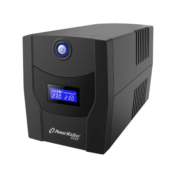 PowerWalker VI 1000 STL gruppo di continuità [UPS] A linea interattiva 1 kVA 600 W 2 presa[e] AC (Basic VI 1000 STL UK - UPS 1000VA/600W - Line Interactive, HID driver - Warranty: 24M)