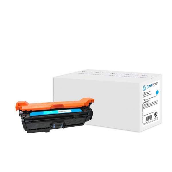 CoreParts QI-HP1027C cartuccia toner 1 pz Compatibile Giallo (Toner Cyan CE401A - Pages: 6.000, Nordic Swan - HP Color LaserJet M551 [507A] Series - Warranty: 36M)