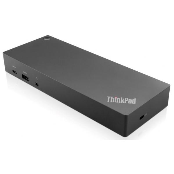 Lenovo 03X7469 replicatore di porte e docking station per laptop Cablato USB 3.2 Gen 2 [3.1 Gen 2] Type-C Nero (ThinkPad Hybrid USB-C with USB-A Dock includes power cable. For UK,EU.)