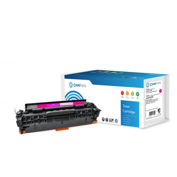 CoreParts QI-HP1025M cartuccia toner 1 pz Compatibile Magenta (Toner Magenta CF413A - Pages: 2.300 Nordic Swan - HP Color LaserJet Pro M452 [410A] Series - Warranty: 36M)