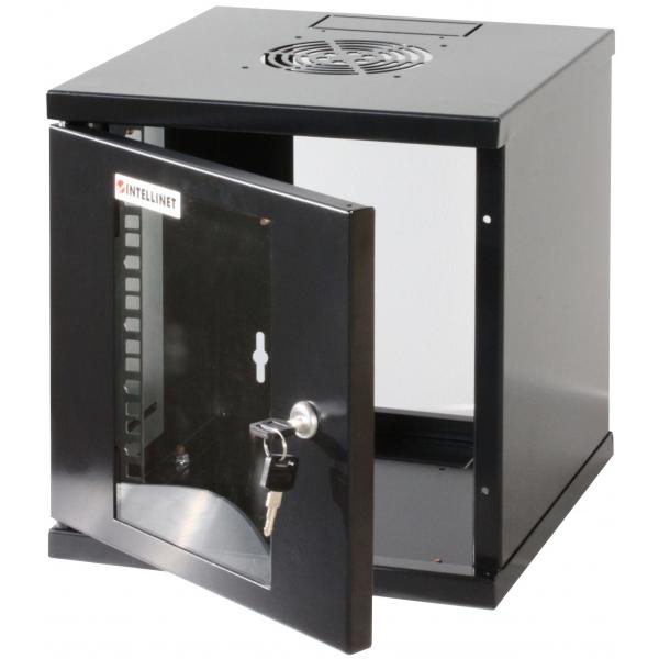 Intellinet 711692 rack 6U Da parete Nero (NETWORK CABINET 10IN WALL MOUNT - -6U [STANDARD 300MM BLACK ASSEM)