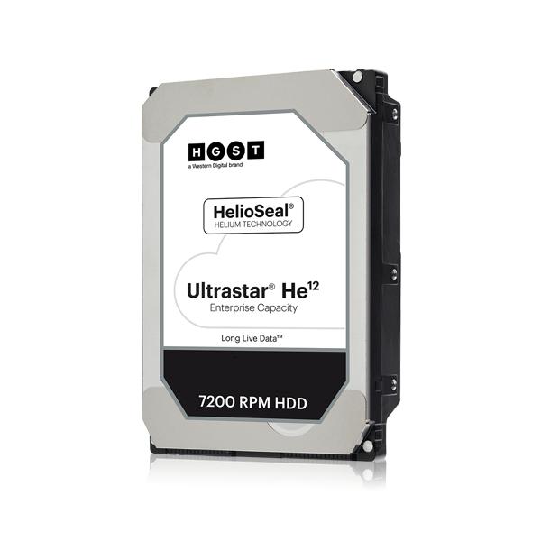 Western Digital Ultrastar He12 disco rigido interno 12 TB 7200 Giri/min 256 MB 3.5 Serial ATA III (HGST HDD 12TB 7.2K SATA 6Gb/s 3.5'')