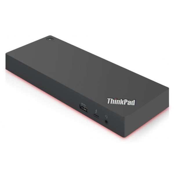 Lenovo 03X7538 replicatore di porte e docking station per laptop Cablato Thunderbolt 3 Nero (Dock Gen 2, without AC adapter - 03X7538, Wired, Thunderbolt - 3, 3.5 mm, 10,100,1000 Mbit/s, Black - Warr